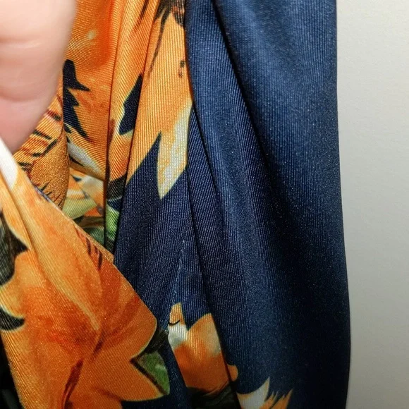 Ouges Women's Size M One Piece Sunflower Print Dress - Picture 7 of 12